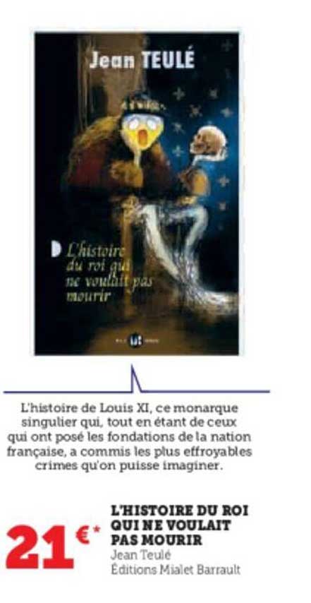 l'histoire du roi qui ne voulait pas mourir