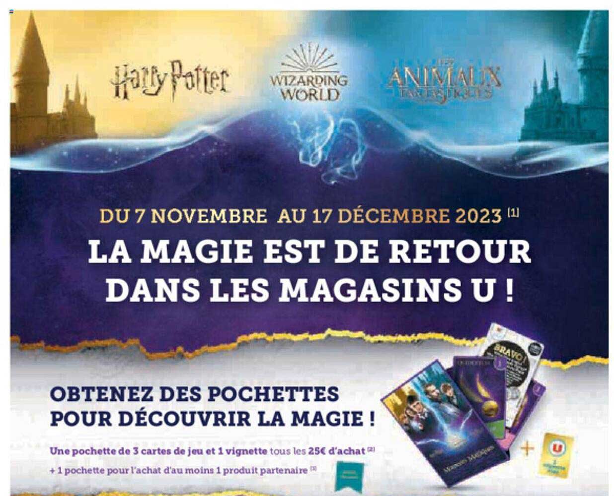 la magie est de retour dans les magasins u !