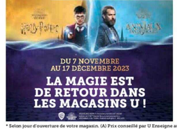 la magie est de retour dans les magasins u !