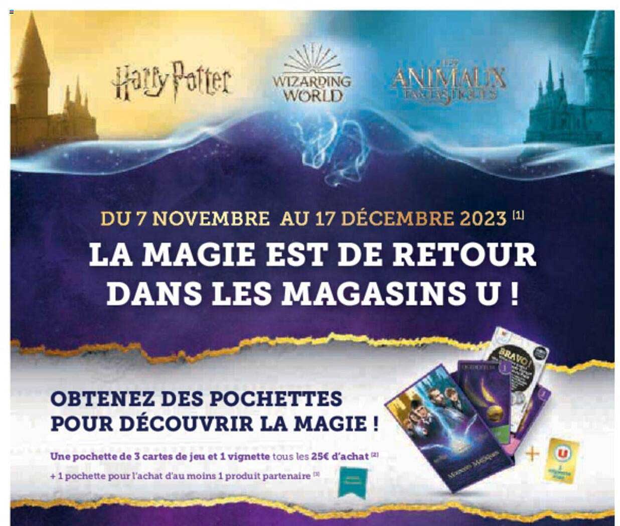 la magie est de retour dans les magasins u !