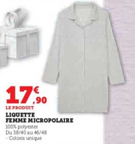 liquette femme micropolaire