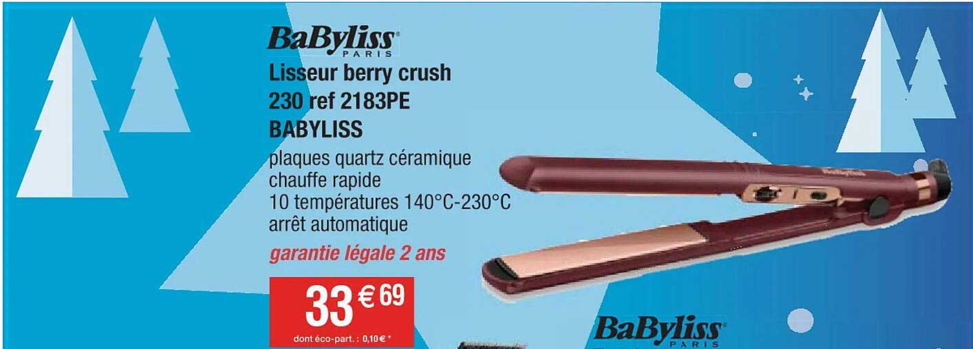 lisseur berry crush 230 babyliss