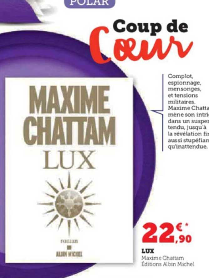 lux - maxime chattam