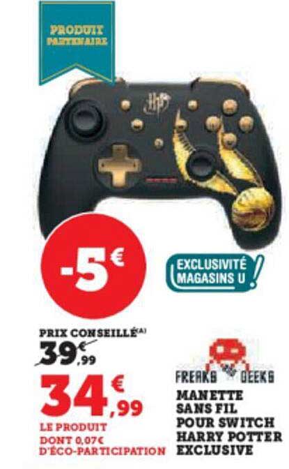 manette sans fil pour switch harry potter exclusive