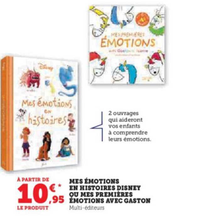 mes émotions en histoires disney ou mes premières émotions avec gaston