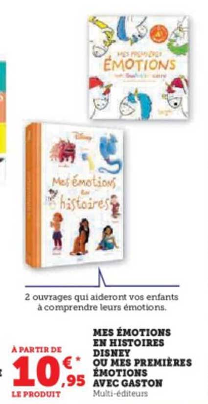 mes émotions en histoires disney ou mes premières émotions avec gaston