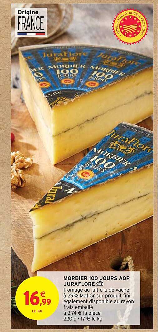 morbier 100 jours aop juraflore