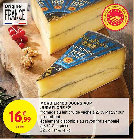 morbier 100 jours aop juraflore