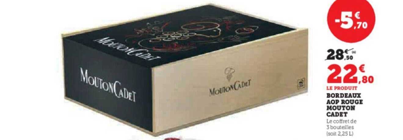 bordeaux aop rouge mouton cadet