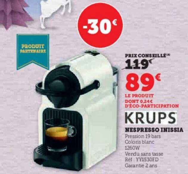 Nespresso Inissia Krups