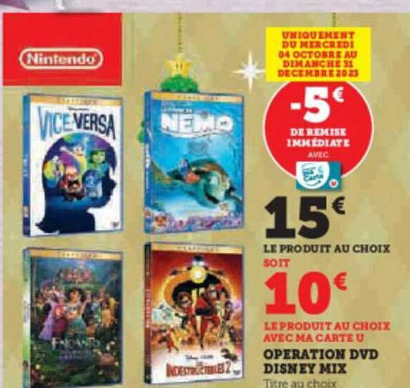 Opération Dvd Disney Mix