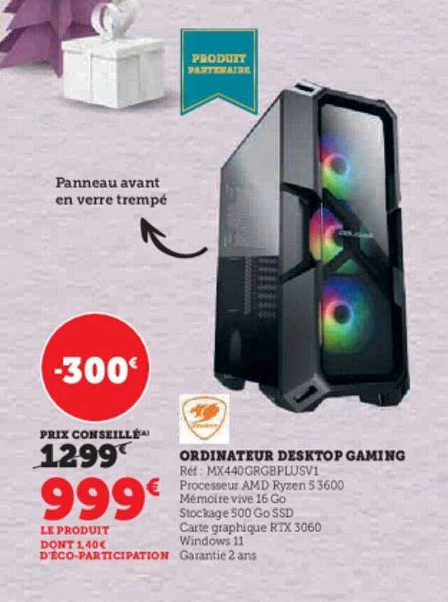 Ordinateur Desktop Gaming