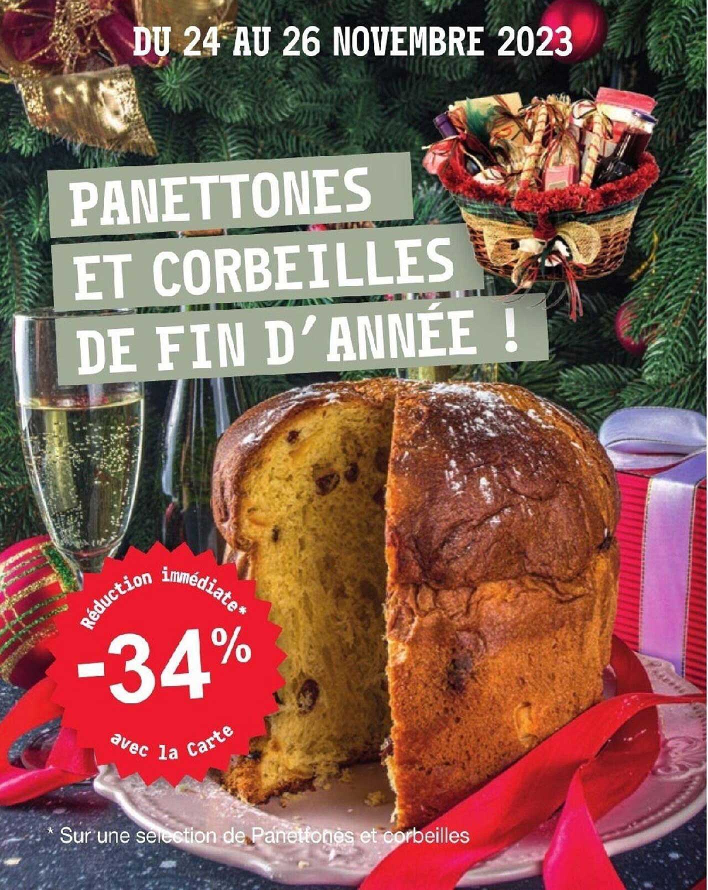 panettones et corbeilles de fin d'année