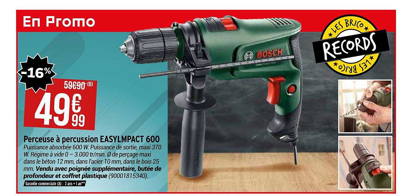 Perceuse à Percussion Easylmpact 600 Bosch