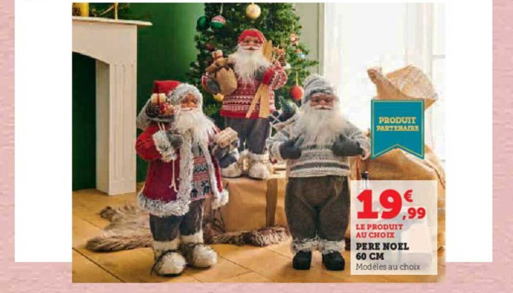 père noël 60 cm