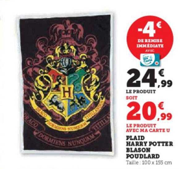 plaid harry potter blason poudlard