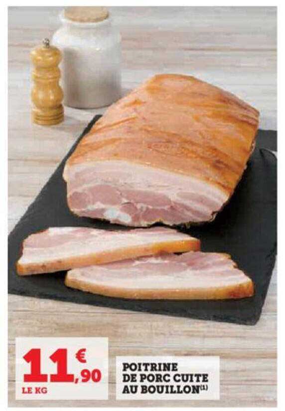 Poitrine De Porc Cuite Au Bouillon