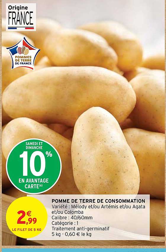 Pomme De Terre De Consommation