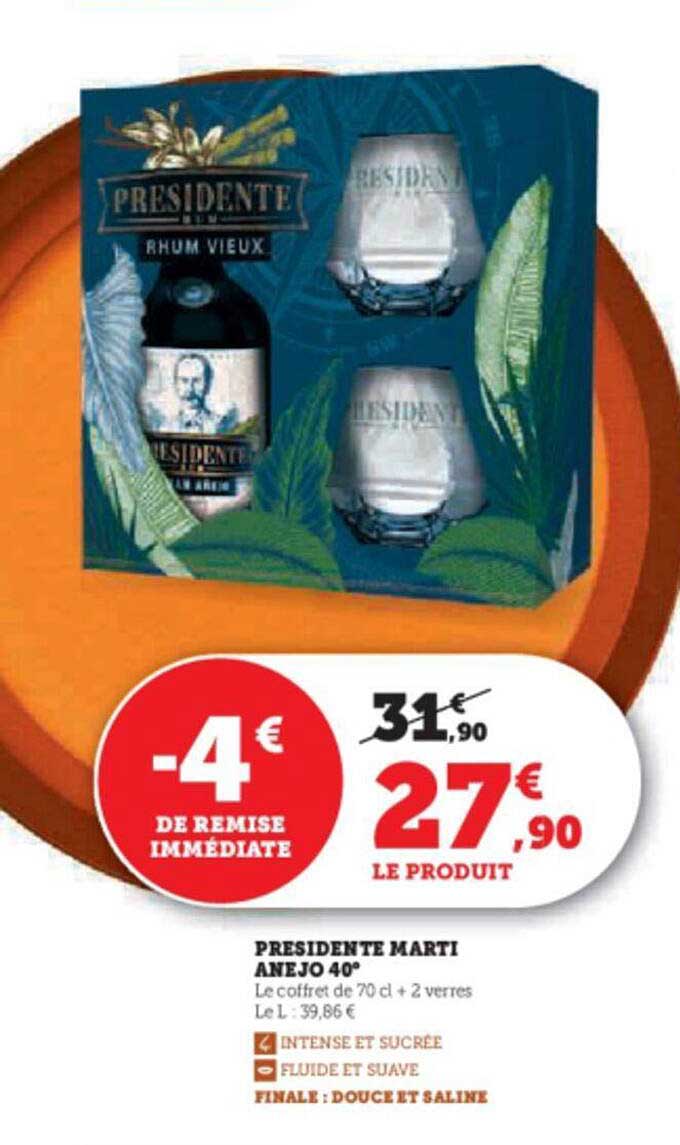 presidente marte anejo 40°