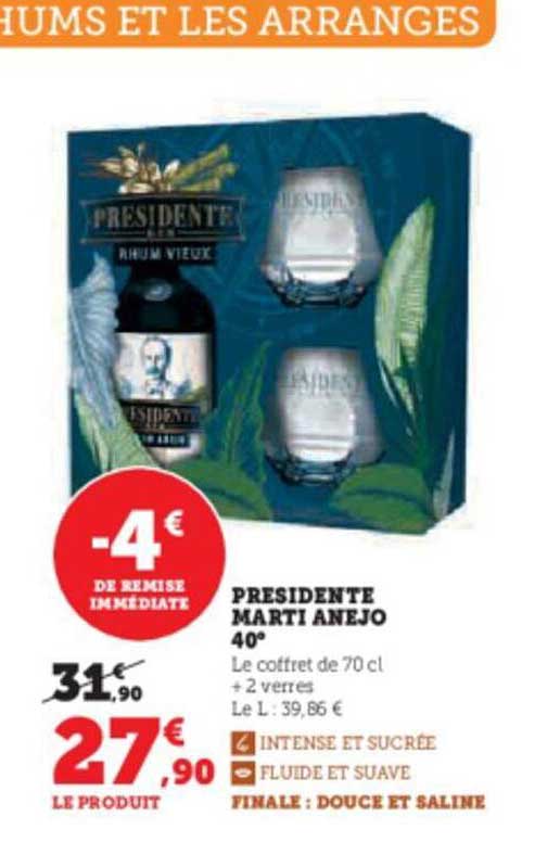 présidente marti anejo 40°