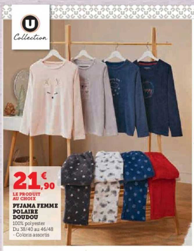 Pyjama Femme Polaire Doudou U Collection