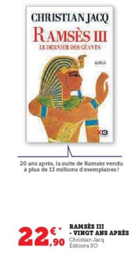 ramsès III - vingt ans après - christian jacq