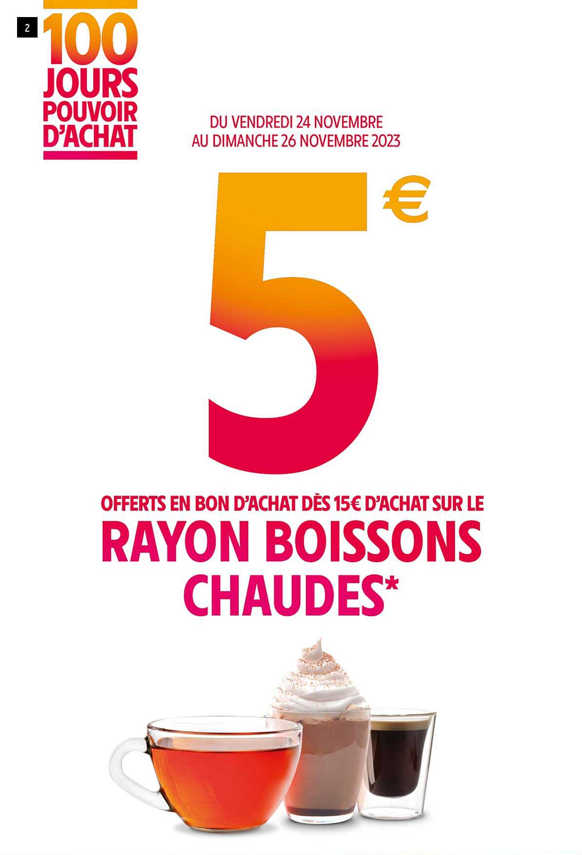 rayon boissons chaudes