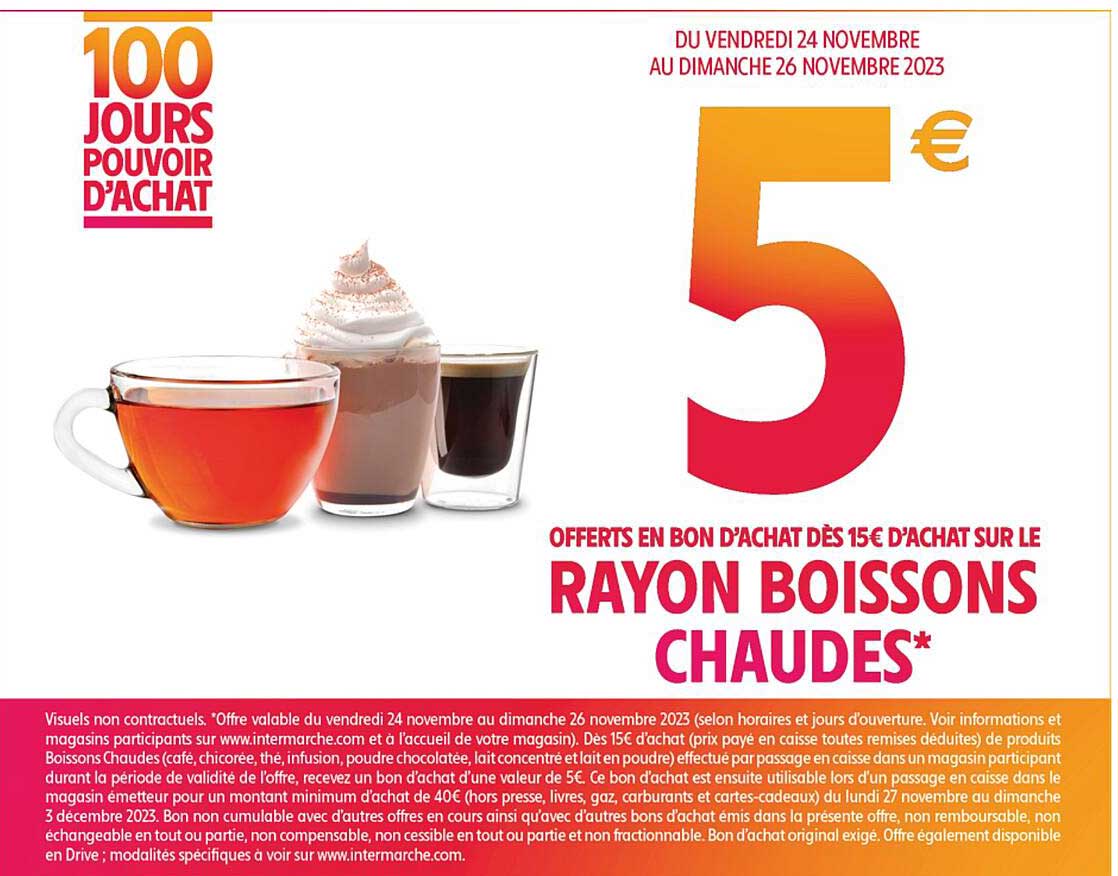 rayon boissons chaudes