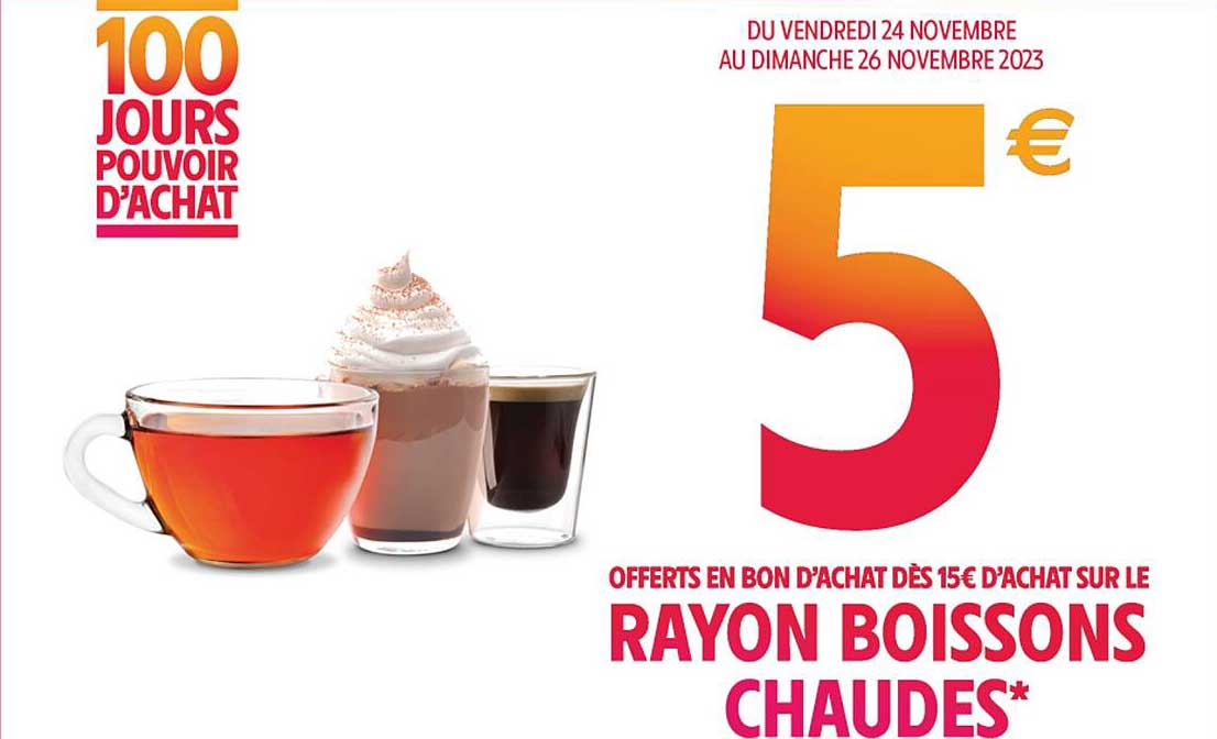 rayon boissons chaudes