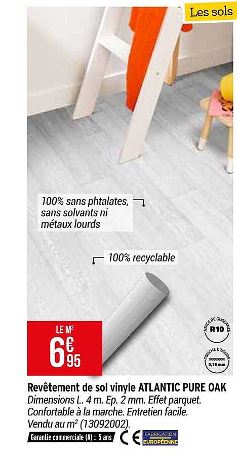 Revêtement De Sol Vinyle Atlantic Pure Oak