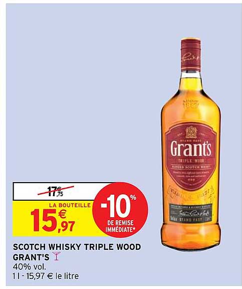 Scotch Whisky Triple Wood Grant's