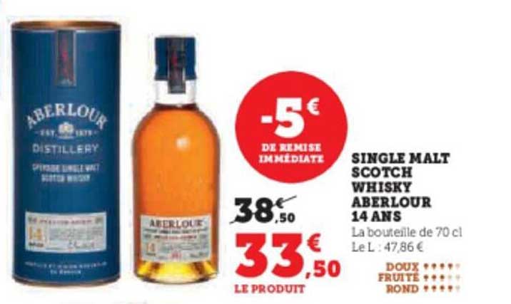 single malt scotch whisky aberlour 14 ans