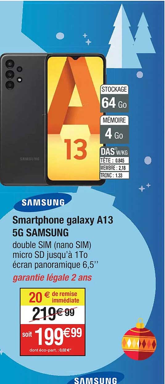 smartphone galaxy a13 5g samsung