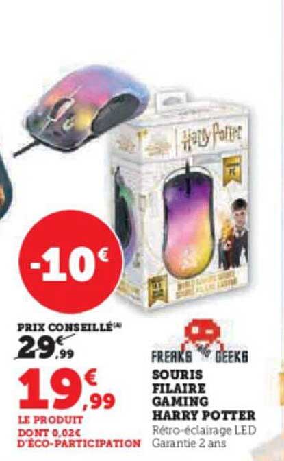Souris Filaire Gaming Harry Potter