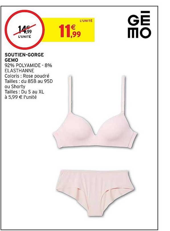 soutien-gorge gémo