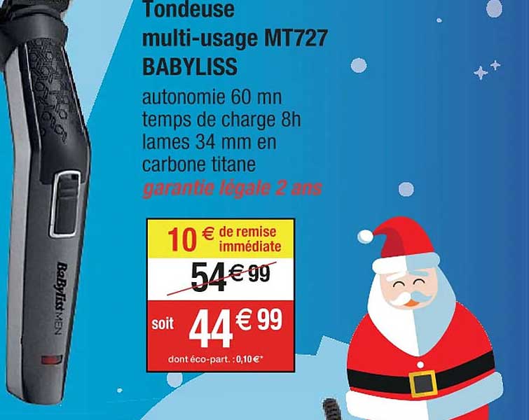 Tondeuse Multi-usage Mt727 Babyliss