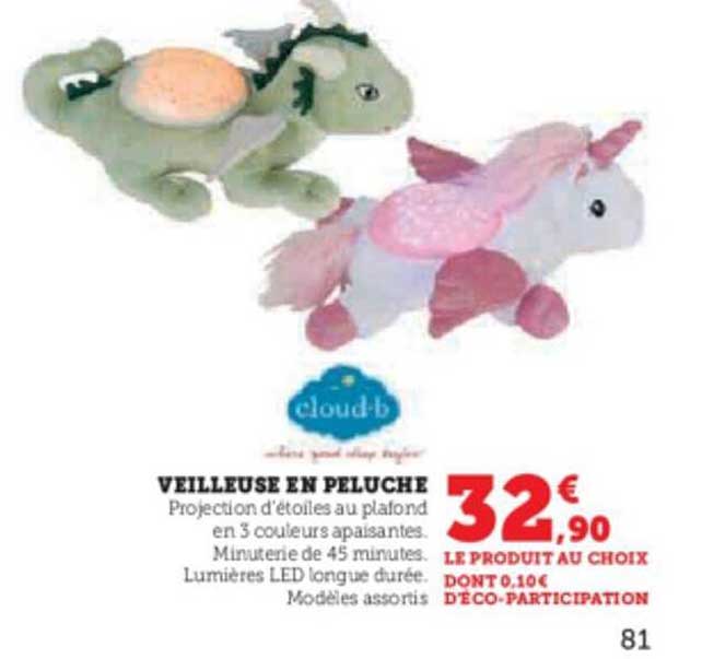 Veilleuse En Peluche Cloud-b