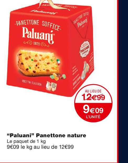 "paluani" panettone nature