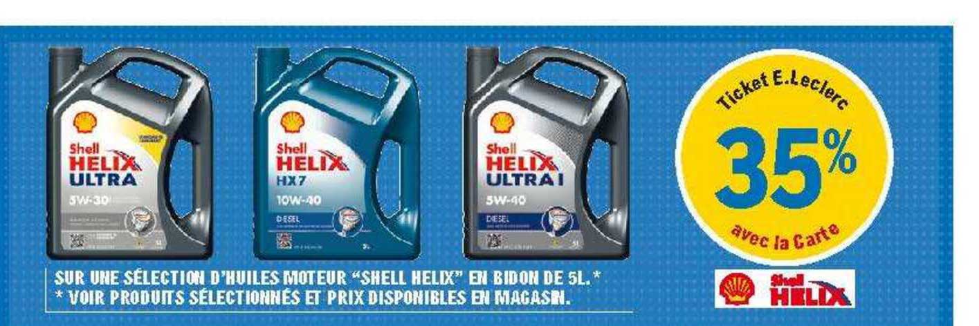 "shell helix" en bidon de 5l