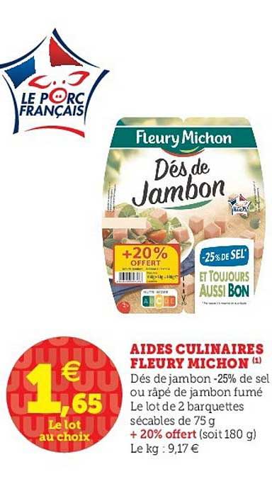 aides culinaires fleury michon