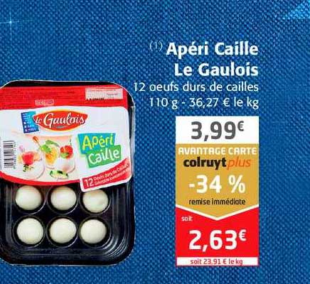 apéri caille le gaulois