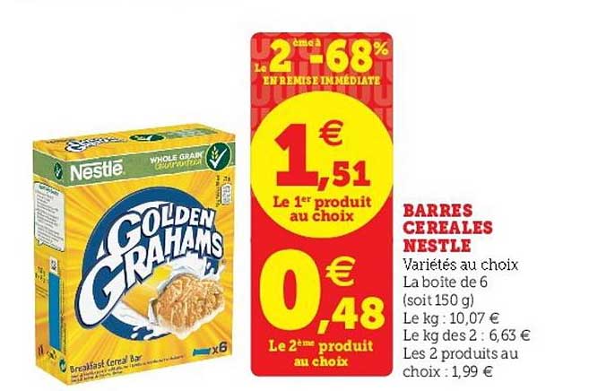 Barres Céréales Nestlé