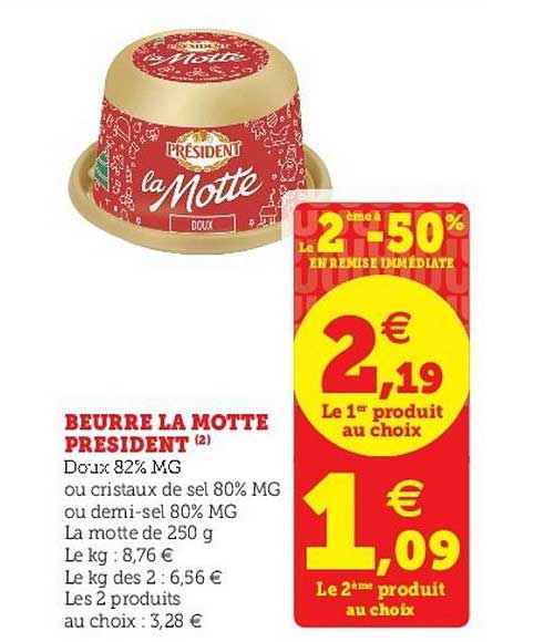 beurre la motte président