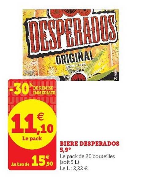 bière desperados 5,9°