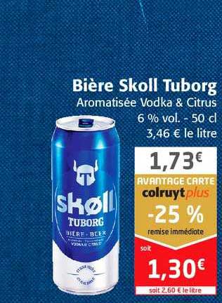 bière skoll tuborg