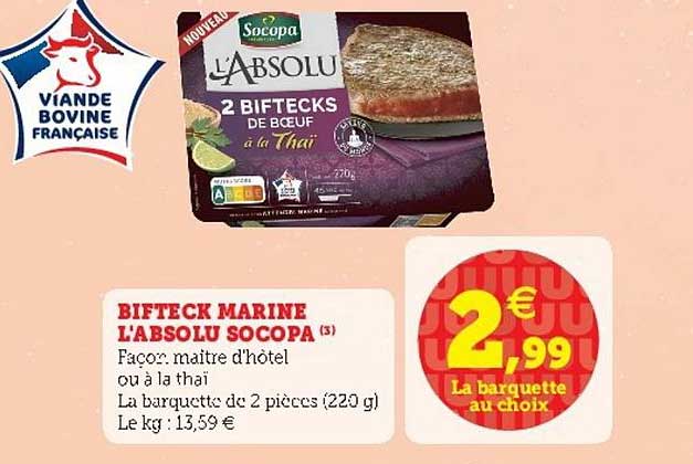bifteck marine l'absolu socopa
