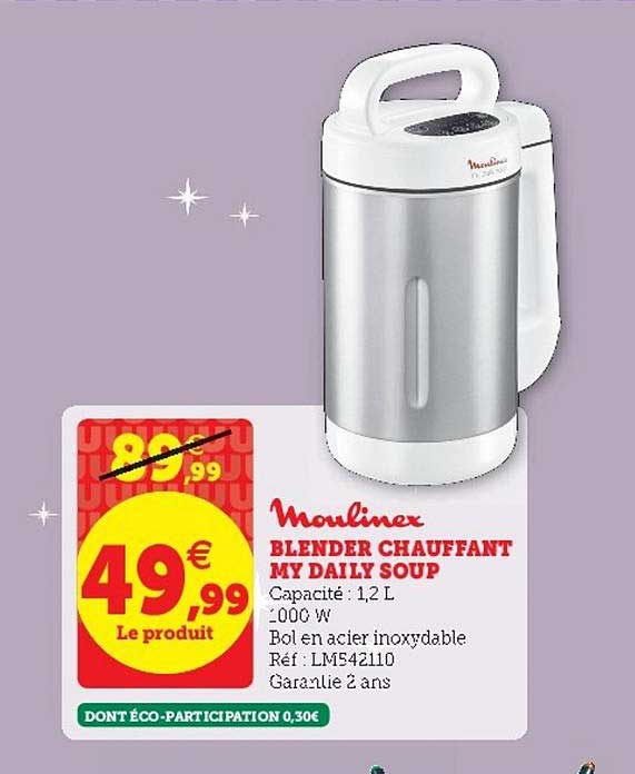blender chauffant my daily soup moulinex