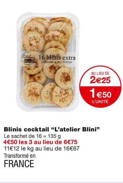 blinis cocktail "l'atelier blini"