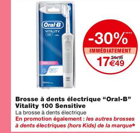 Brosse à Dents électrique "oral-b" Vitality 100 Sensitive