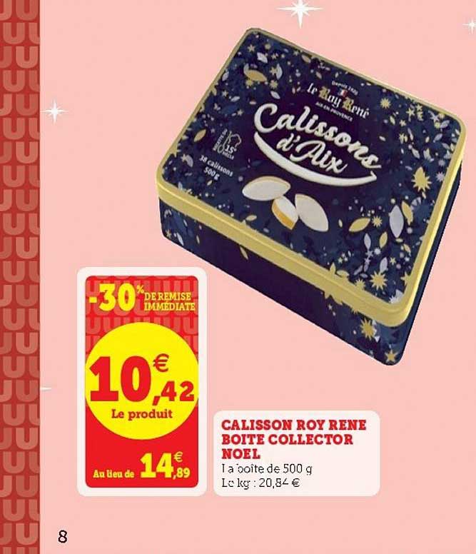 calisson roy rené boîte collector noël